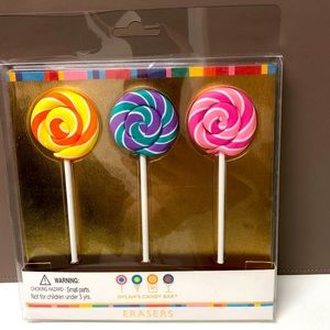 Dylan’s Candy Bar Eraser set